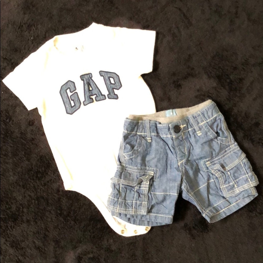 Gap Logo Tee Onesie